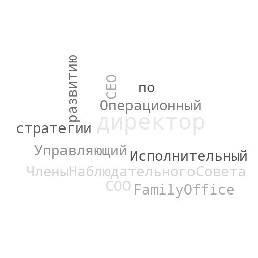 подбор персонала в сфере Генеральное и стратегическое руководство
